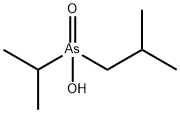 Isobutylisopropylarsinic acid Struktur