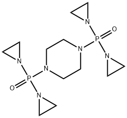 1,4-Bis(N,N'-diethylene phosphamide)piperazine Struktur