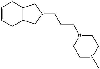 3a,4,7,7a-Tetrahydro-2-[3-(4-methyl-1-piperazinyl)propyl]isoindoline Struktur