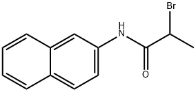 2-Bromo-N-(2-naphtyl)propionamide Struktur