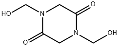 2,5-Piperazinedione,1,4-bis(hydroxymethyl)-(6CI,7CI,8CI,9CI) Struktur