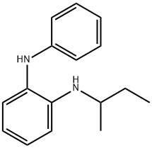 N-(1-methylpropyl)-N'-phenylbenzene-1,2-diamine Struktur