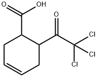 6-(Trichloroacetyl)-3-cyclohexene-1-carboxylic acid Struktur