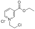 Pyridinium, 1-(2-chloroethyl)-3-ethoxycarbonyl-, chloride Struktur