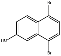 5,8-Dibromo-2-naphthol Struktur