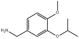 Benzenemethanamine, 4-methoxy-3-(1-methylethoxy)- (9CI) Struktur