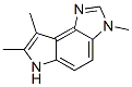 Pyrrolo[3,2-e]benzimidazole, 3,6-dihydro-3,7,8-trimethyl- (9CI) Struktur