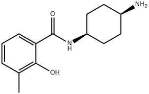 Benzamide, N-(cis-4-aminocyclohexyl)-2-hydroxy-3-methyl- (9CI) Struktur