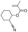 2-Propenoicacid,2-methyl-,2-cyanocyclohexylester(9CI) Struktur