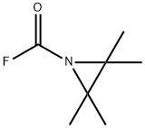 1-Aziridinecarbonyl fluoride, 2,2,3,3-tetramethyl- (9CI) Struktur