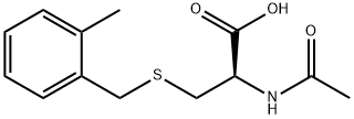 S-(2-methylbenzyl)-N-acetylcysteine Struktur