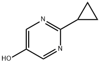 5-Pyrimidinol, 2-cyclopropyl- (9CI) Struktur