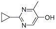 5-Pyrimidinol, 2-cyclopropyl-4-methyl- (9CI) Struktur