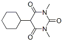 1,3-Dimethyl-5-cyclohexylbarbituric acid Struktur