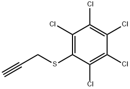 2,3,4,5,6-Pentachlorophenyl 2-propynyl sulfide Struktur