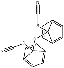 Bis(4-thiocyanatomethylphenyl) ether Struktur