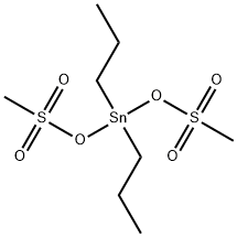 Bis(methanesulfonic acid)dipropylstannylene ester Struktur