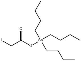 Tributyl[(iodoacetyl)oxy]stannane Struktur