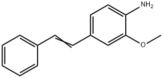 3-Methoxy-4-stilbenamine Struktur