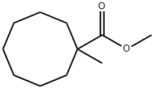 1-Methylcyclooctanecarboxylic acid methyl ester Struktur