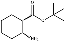 Cyclohexanecarboxylic acid, 2-amino-, 1,1-dimethylethyl ester, (1S,2R)- (9CI) Struktur