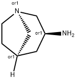 1-Azabicyclo[3.2.1]octan-3-amine,(3-endo)-(9CI) Struktur