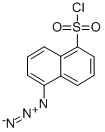 5-AZIDONAPHTHALENE-1-SULFONYL CHLORIDE Struktur