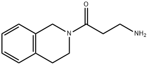 3-(3,4-dihydroisoquinolin-2(1H)-yl)-3-oxopropan-1-amine Struktur