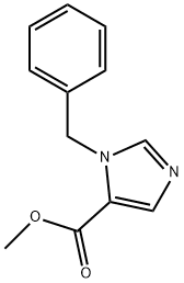 methyl 1-benzyl-1H-imidazole-5-carboxylate Struktur