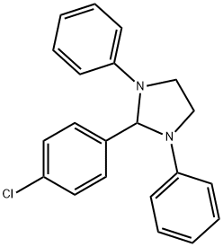 2-(p-Chlorophenyl)-1,3-diphenylimidazolidine Struktur