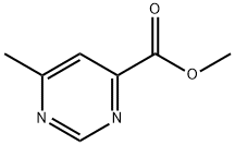 4-Pyrimidinecarboxylicacid,6-methyl-,methylester(9CI) Struktur