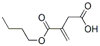 2-Methylenesuccinic acid hydrogen 1-butyl ester Struktur