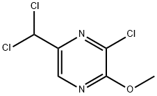 3-Chloro-5-(dichloromethyl)-2-methoxy-pyrazine Struktur