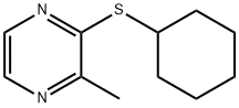 2-(Cyclohexylthio)-3-methylpyrazine Struktur