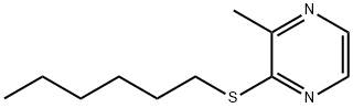 2-(Hexylthio)-3-methylpyrazine Struktur