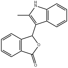 3-(2-Methyl-1H-indol-3-yl)phthalide Struktur