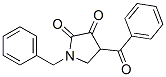 4-benzoyl-1-benzyl-pyrrolidine-2,3-dione Struktur