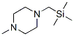 [(4-Methylpiperazino)methyl]trimethylsilane Struktur