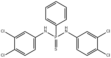 Bis(3,4-dichlorophenylamino)phenylphosphine sulfide Struktur