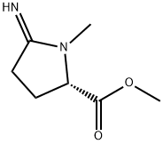 Proline, 5-imino-1-methyl-, methyl ester (9CI) Struktur