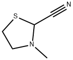 3-methylthiazolidine-2-carbonitrile Struktur