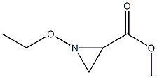 2-Aziridinecarboxylicacid,1-ethoxy-,methylester,trans-(9CI) Struktur