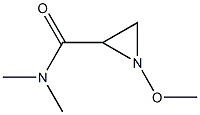 2-Aziridinecarboxamide,1-methoxy-N,N-dimethyl-,trans-(9CI) Struktur