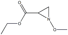 2-Aziridinecarboxylicacid,1-methoxy-,ethylester,cis-(9CI) Struktur