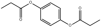 1,4-Dipropionyloxybenzene Structure