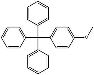 (p-Methoxyphenyl)triphenylmethane Struktur