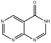 Pyrimido[4,5-d]pyrimidin-4(3H)-one (6CI,8CI) Struktur