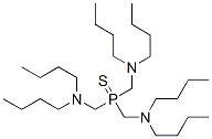 Tris(dibutylaminomethyl)phosphine sulfide Struktur