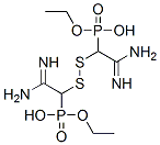 [Amino(imino)methyl][(ethoxyhydroxyphosphinyl)methyl] persulfide Struktur