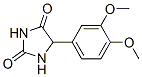 5-(3,4-Dimethoxyphenyl)hydantoin Struktur